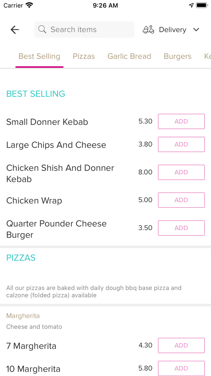 Sabs Kebab House Wirral