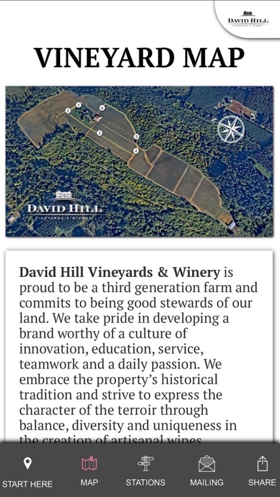 David Hill Vineyard Hike Screenshot