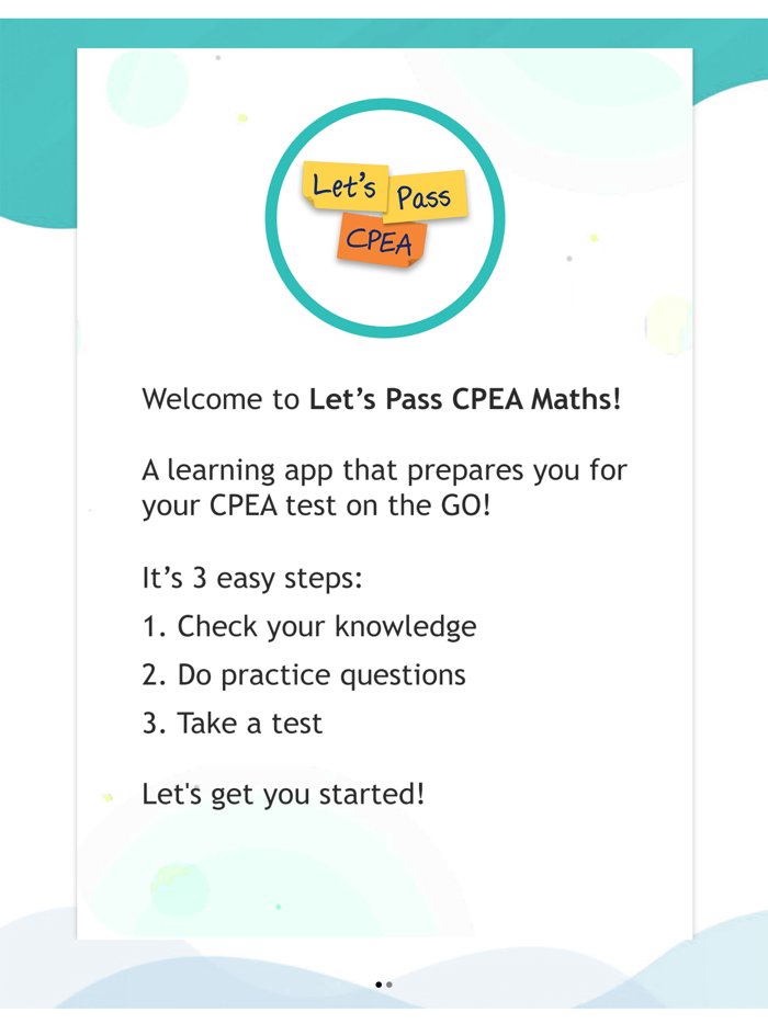Lets Pass CPEA Maths