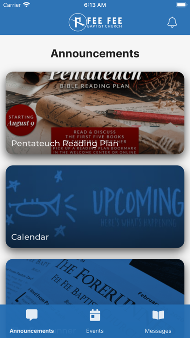 Fee Fee Baptist Church Screenshot