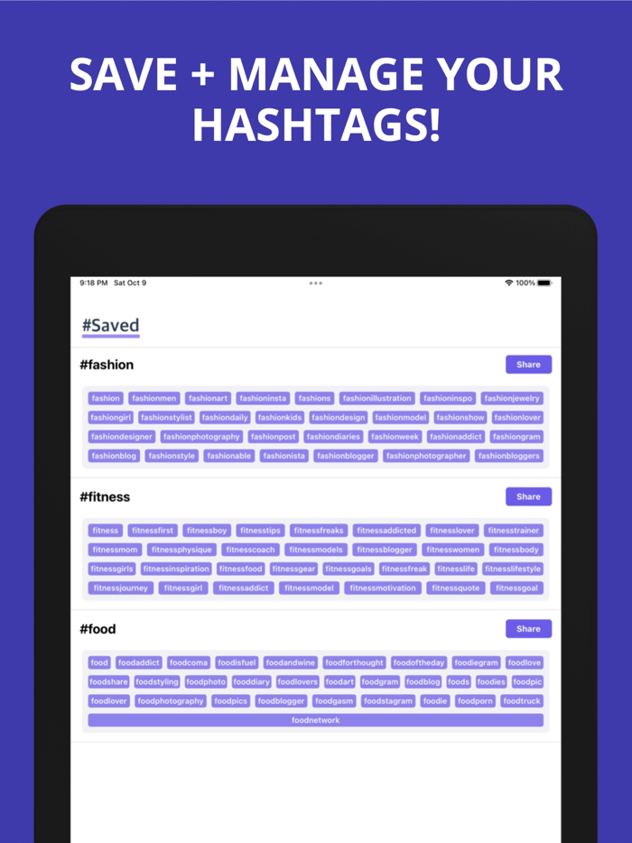 Hashtags Best trending tags