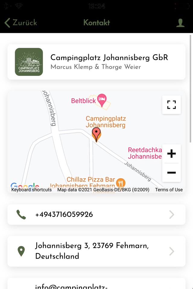 Campingplatz Johannisberg screenshot 2