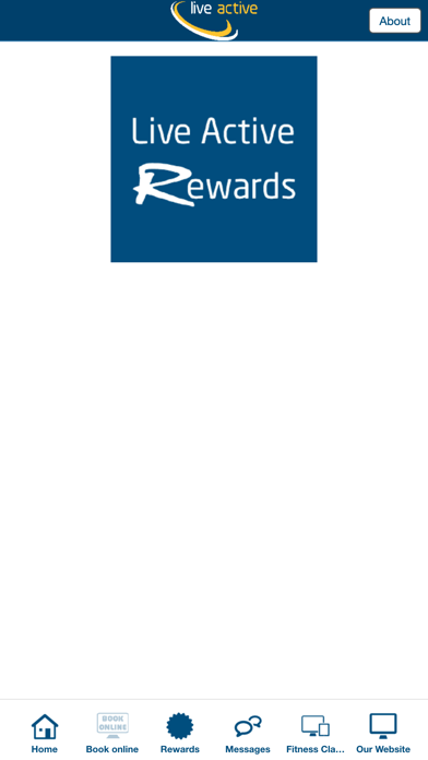 Live Active Leisure Reward App Screenshot