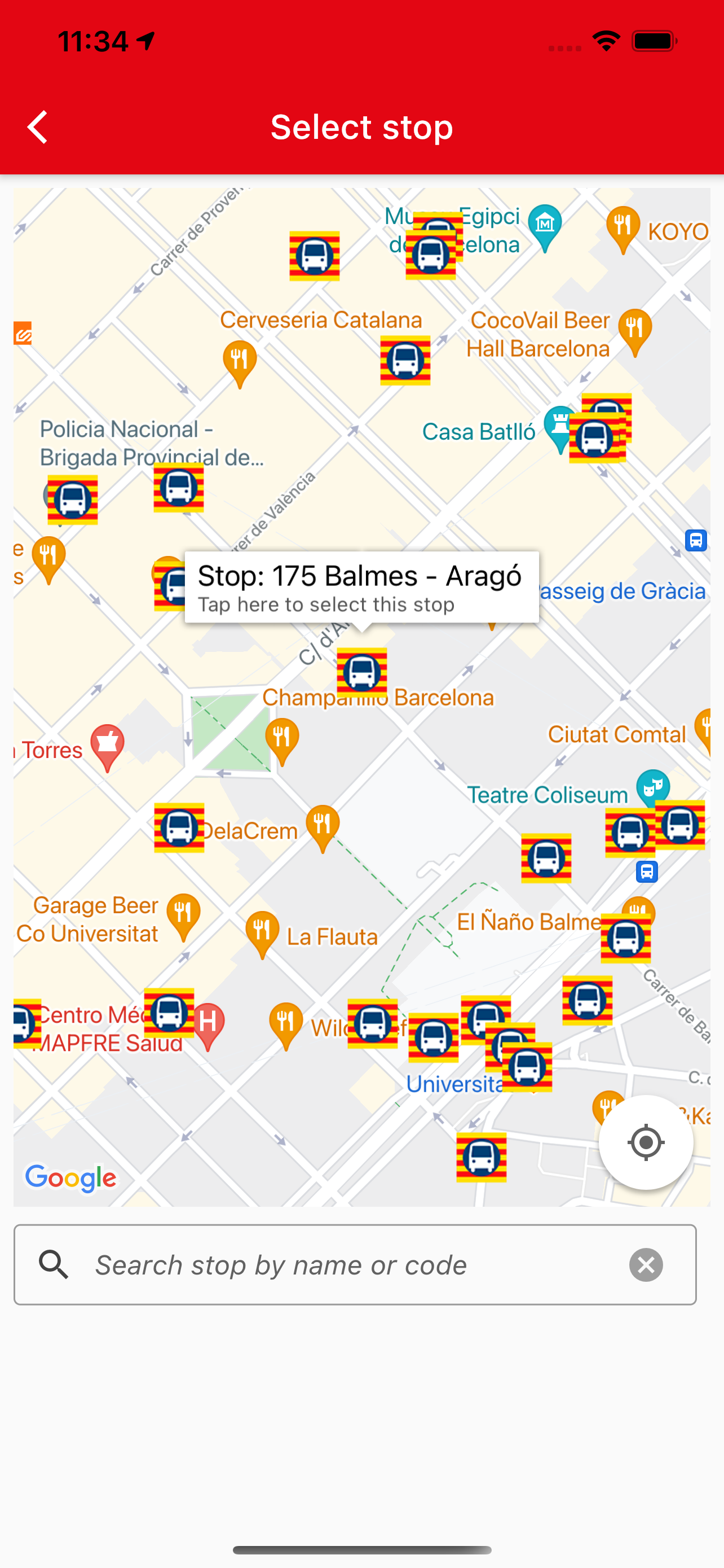Espera Bus Barcelona