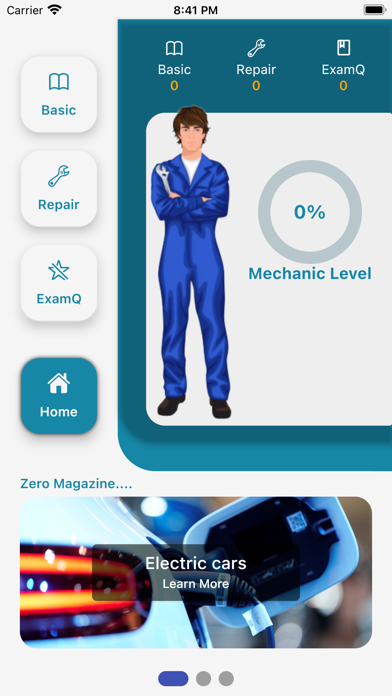 Mechanic quiz game Screenshot