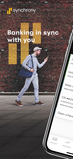 Synchrony Bank app screenshot