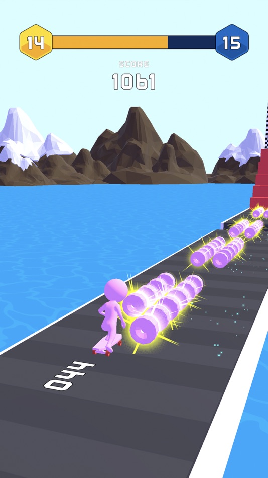 #4. Skate Run! (iOS) 由: Mohammad Eid