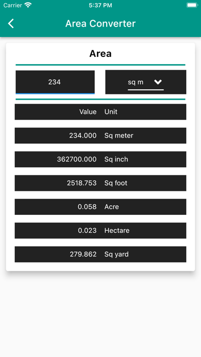 Unit Converter A1 Screenshot