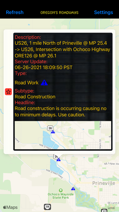 Oregon's Roadways Screenshot