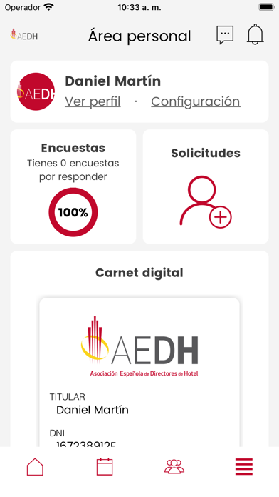 Club AEDH Screenshot