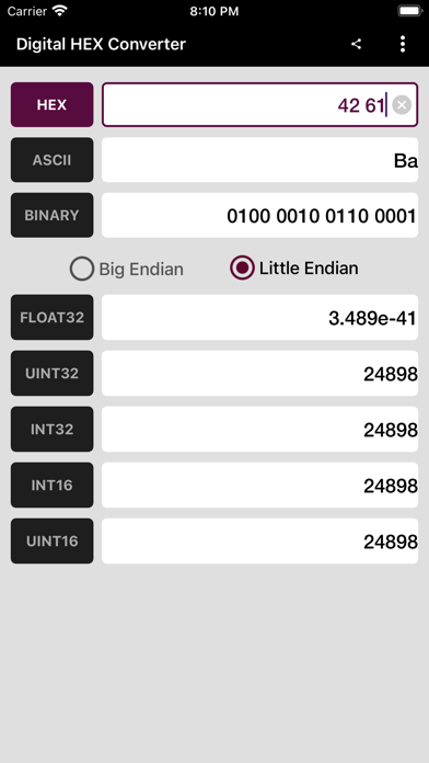 Digital Hex Converterのおすすめ画像3