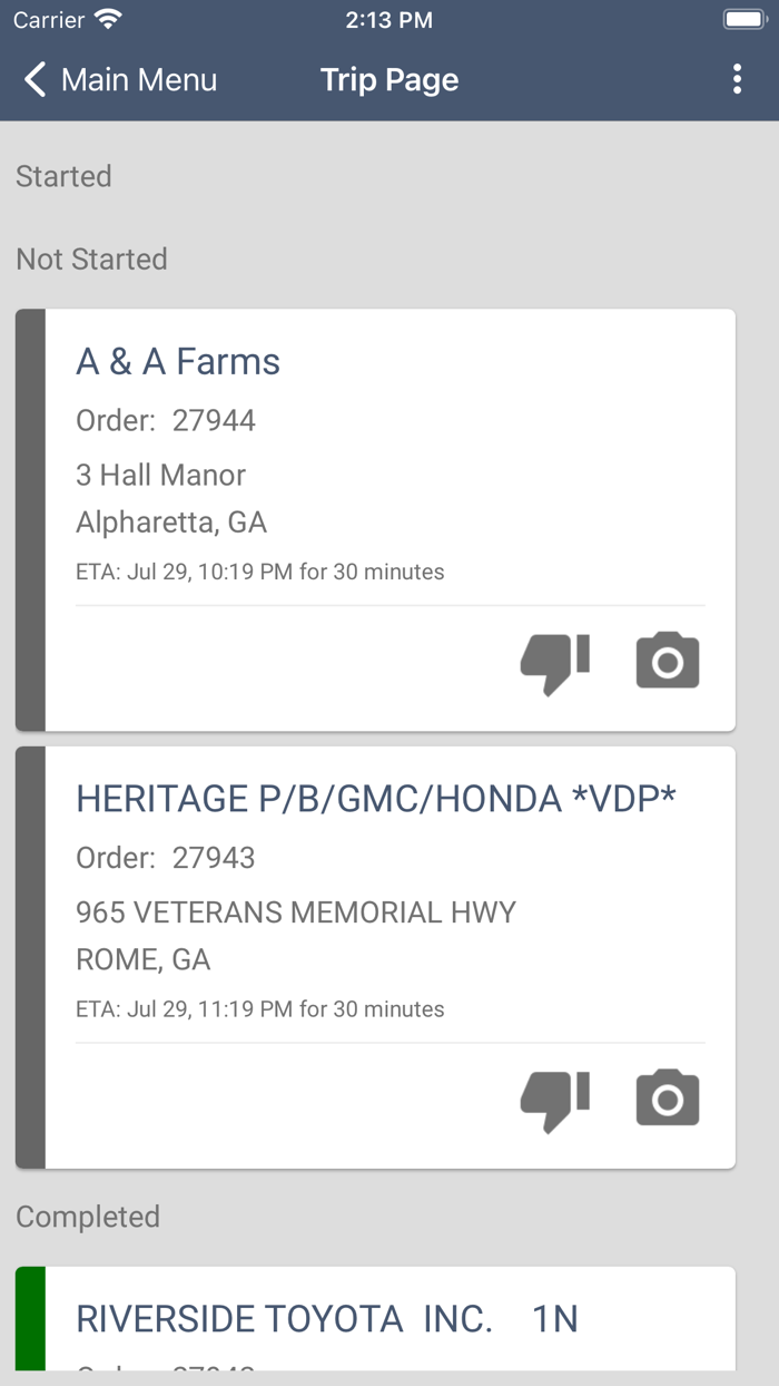 goRoam Third Party Logistics