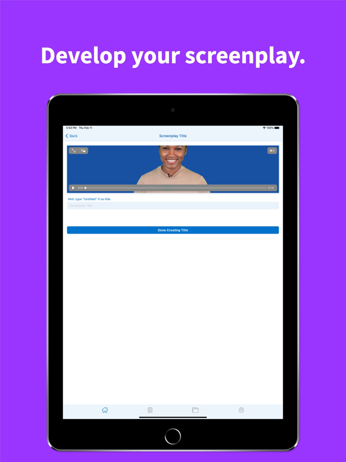 Screenplay App - Screenwriting