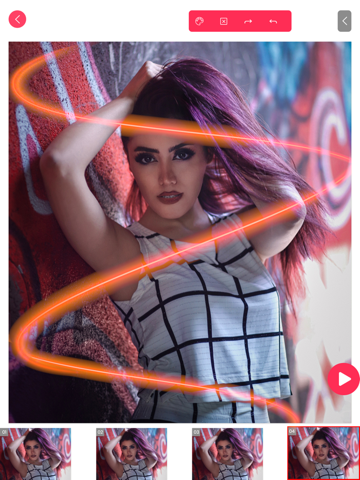 Scribble Neon Video Animations