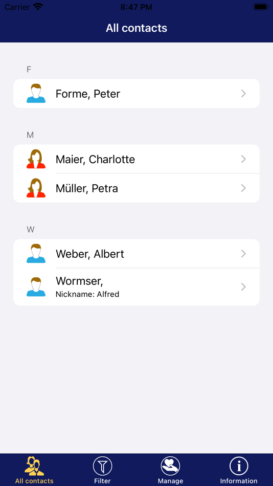 #1. Dating Manager (iOS) 由: @pps4Me