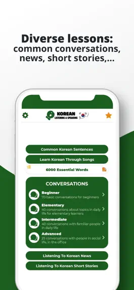 Game screenshot Korean ー Listening・Speaking hack