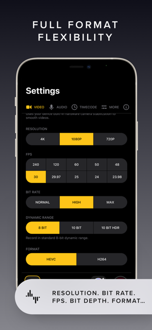 ‎REC - Pro Video Camera Screenshot