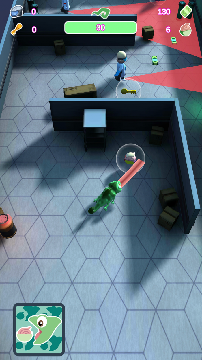 Stealth Chameleon Hiding Hunt