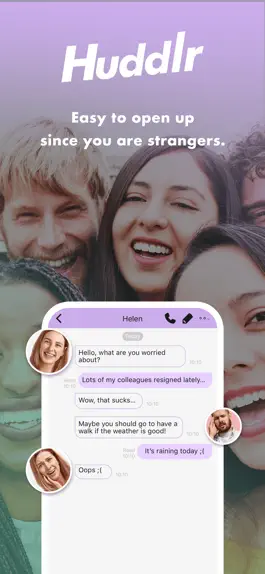 Game screenshot Huddlr - Open up and Chat mod apk