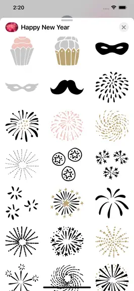 Game screenshot Happy New Year - Stickers mod apk