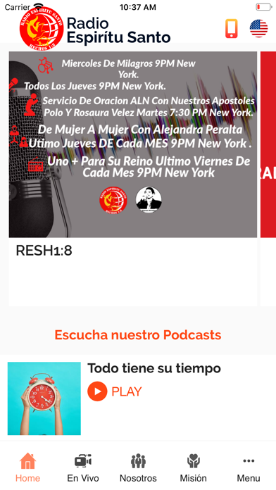 Radio Espiritu Santo Screenshot