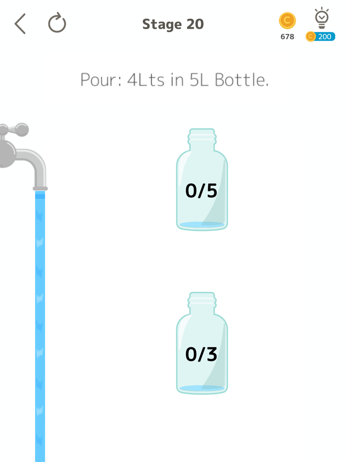 Pouring Water - puzzle game