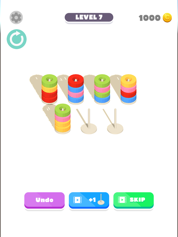 Hoop Puzzle - Sort them all