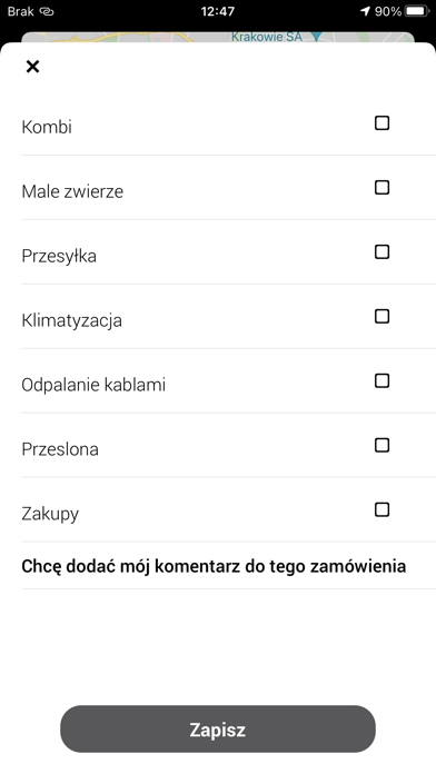 Mega Taxi Kraków screenshot 2