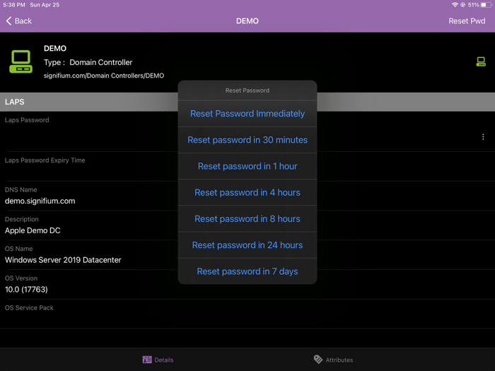 LAPSSignify LAPS Help Desk
