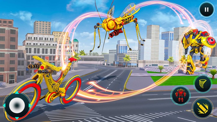 BMX Robot Transform Wars