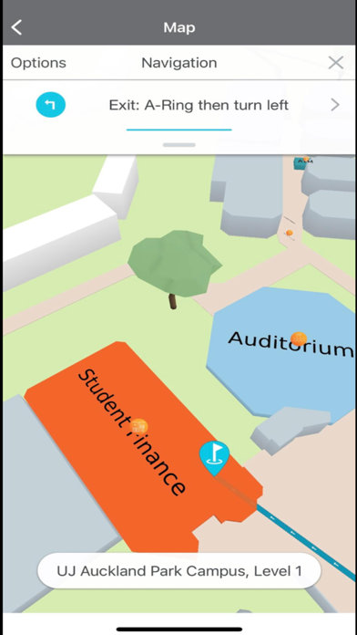 UJ Wayfinder Screenshot