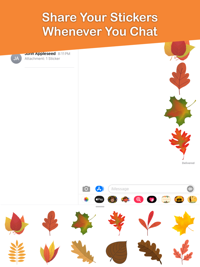 Autumn Leaves Emojis
