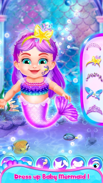 Baby Mermaid Princess Dress up Screenshot