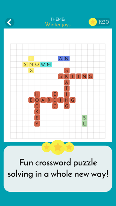 Crossword Jigsaw Puzzle Screenshot