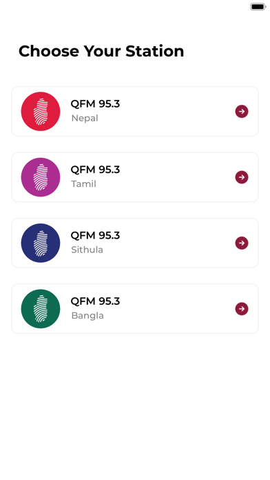QFM Radio Network Screenshot