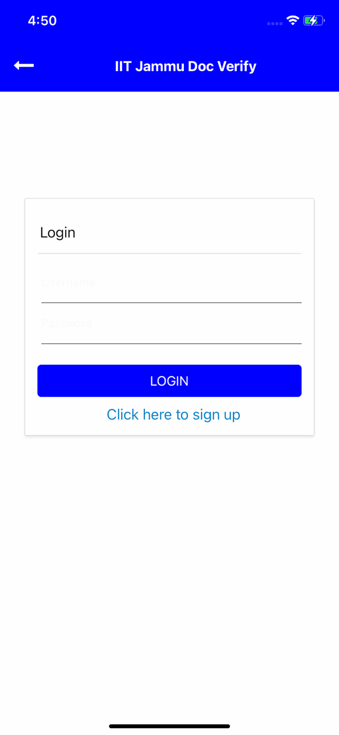 IIT Jammu Doc Verify