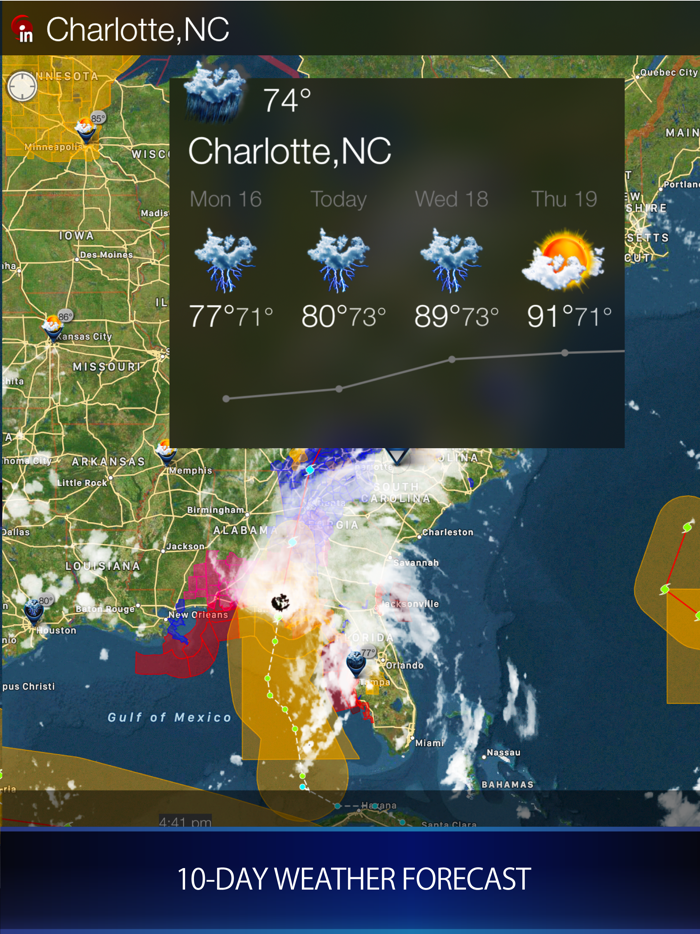 Cyclone - hurricane tracker