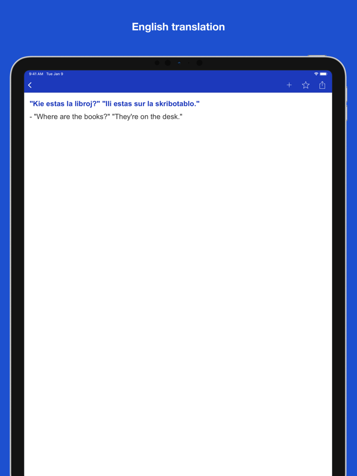 Esperanto Language Dictionary