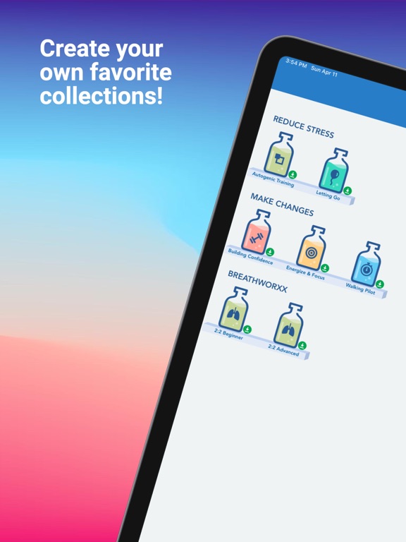 SonicTonic iPad screenshot 4 - Health & Fitness app