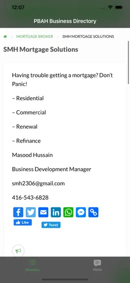 Game screenshot PBAH Business Directory hack