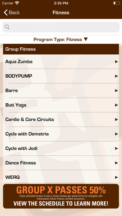 BGSU Recreation and Wellness Screenshot
