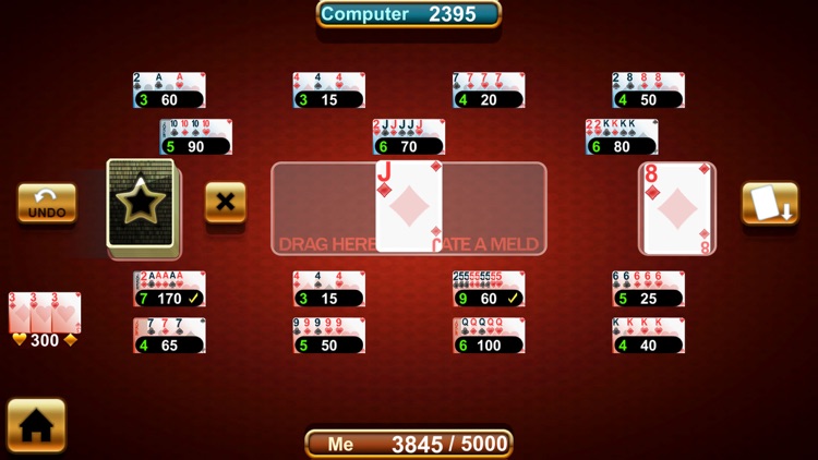 Canasta classic Royale Offline screenshot-3