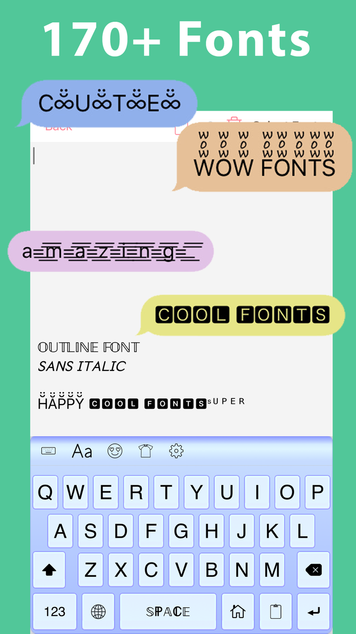 Symbol Infinity Font Keyboard