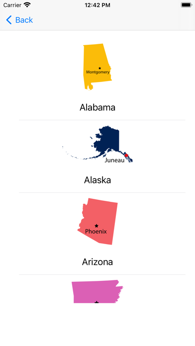 US States, Maps, Capitals Quizのおすすめ画像8