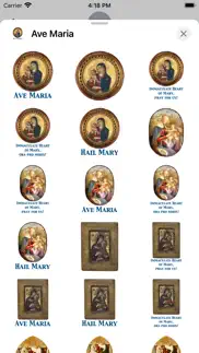 ave maria stickers iphone screenshot 4