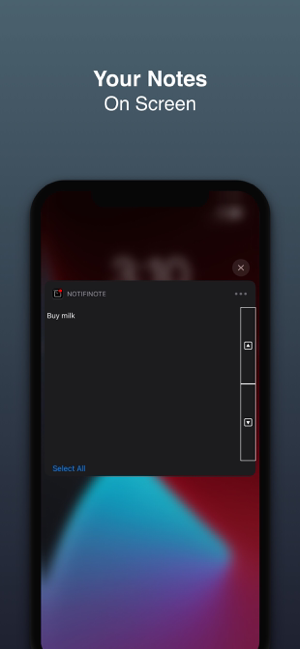 NotifiNote: Notification Notes Screenshot