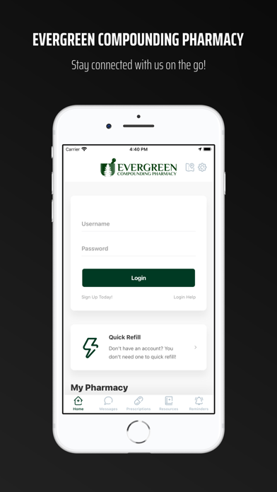 Evergreen Compounding Pharmacy Screenshot