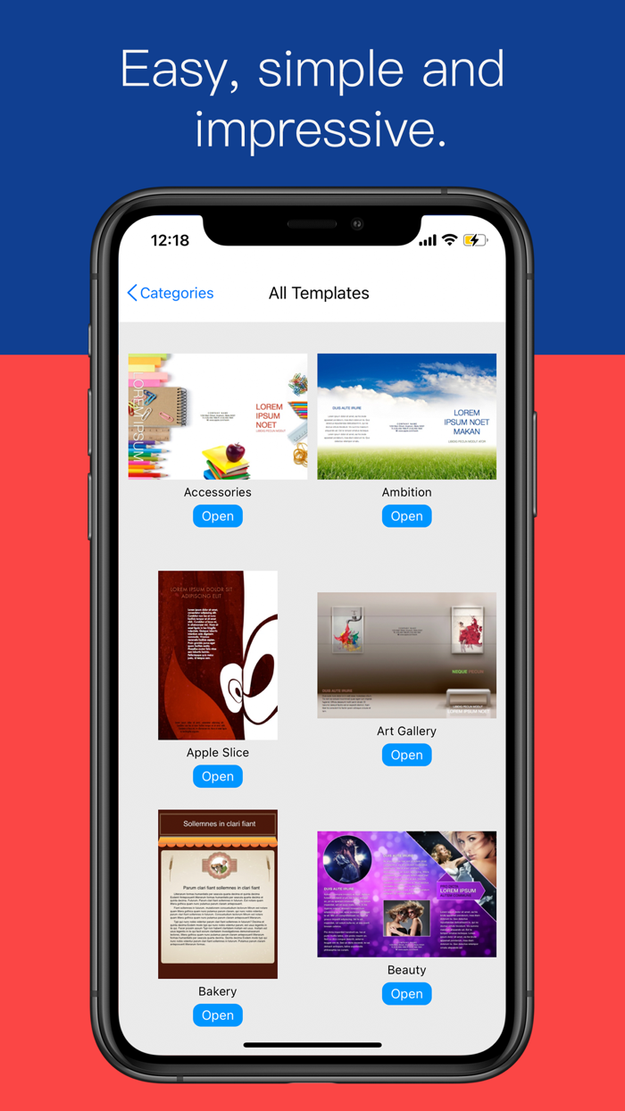Templates for MS Word