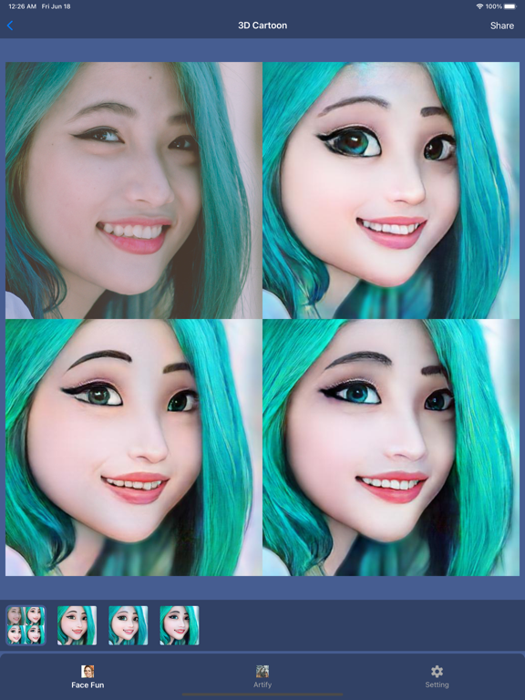 Face AI: Artist Cartoon makerのおすすめ画像7