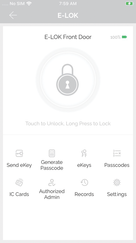 #1. E-LOK Smart (iOS) By: William Howie
